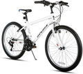 HILAND Adult 26 Inch Mountain Bike, Mens Womens Bicycle, High-Carbon Steel Frame Mountain Bicycle, Sport MTB for Adults, Multi-Color