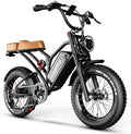 EUYBIKE Electric Bike for Adults, 2000W/3000W Peak Single/Double Motor with 48V/52V 25AH/30AH Battery, 20"x4.0" Fat Tires 35MPH/37MPH Ebike, Dual Hydraulic Disc Brake Full Suspension Electric Bicycle
