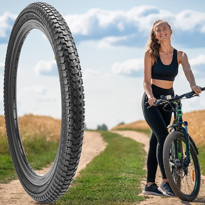 SIMEIQI Bike Tires 26x1.95 Inch Bike Tire for Mountain Foldable Replacement Bicycle Tire