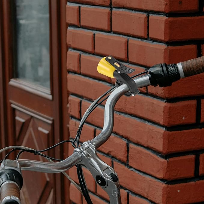 Angoily Mini Copper Bicycle Bell and Adults, Loud Road Cycling and Mountain Bike Horn, Small Vintage Bike Bell for Outdoor Scooter Handlebar Safety