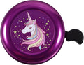 Kids Unicorn Bicycle Bell - Loud Clear Sound for Girls Bikes Fun Cartoon Handlebar Bell Easy to Install Unique Accessories for Kids and Scooters
