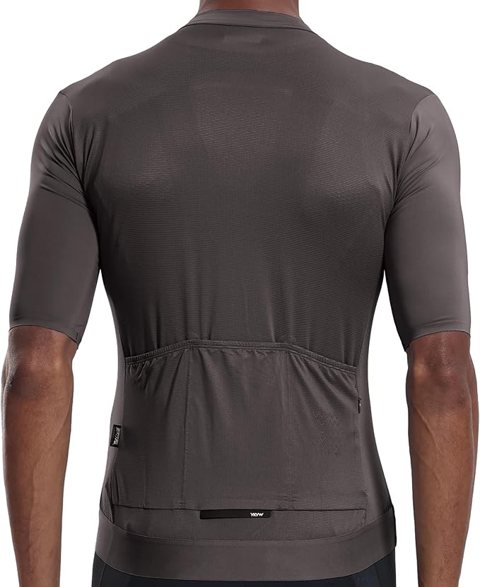 YKYWBIKE Cycling Jersey Men with Pockets Bike Jersey Short Sleeve Biking Shirts for Men Cycling Breathable MTB Biker Shirts