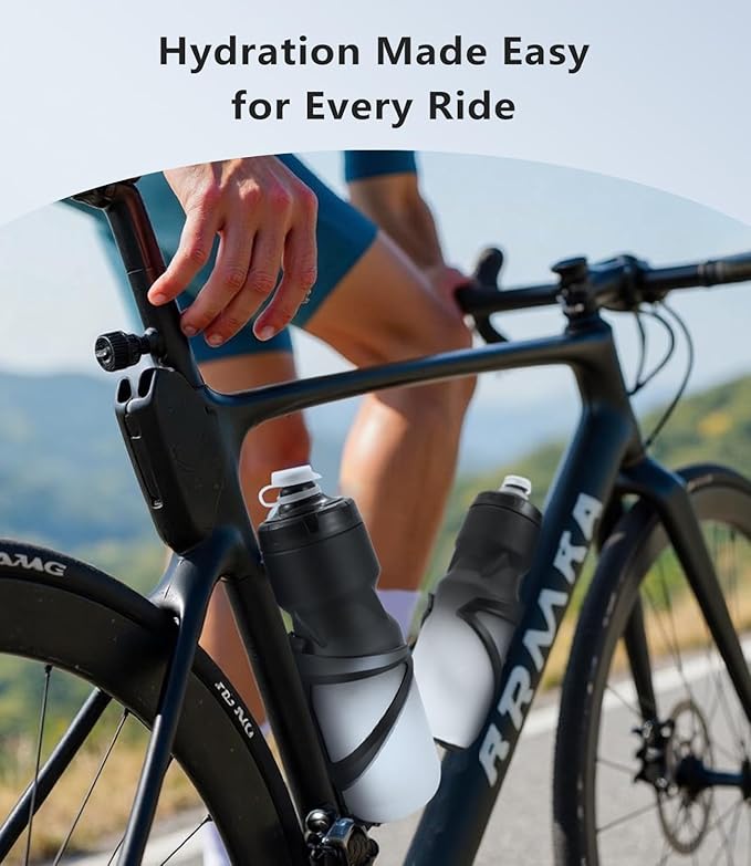 Bike Water Bottle Holder 2 Pack Nylon 1.3 Oz Ultralight & Sturdy Bike Cup Holder, Bicycle Drink Cage, Cycling Bike Water Bottle Cage with Screw Tool, for 2.75-3.94" Bottles Bike Accessories