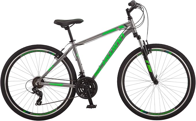 Schwinn GTX Comfort Adult Hybrid Bike, Men and Women, Dual Sport Bicycle, 700c Wheels, Step-Through or Step-Over Lightweight Aluminum Frame