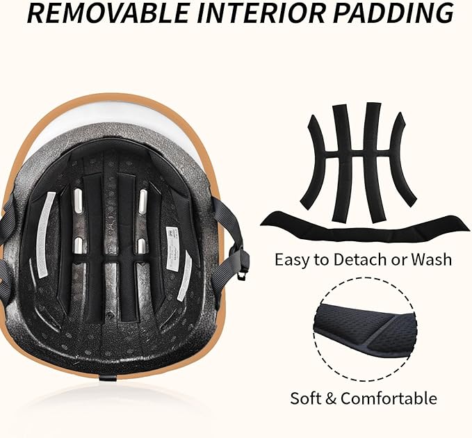 Bike Helmet for Adults, Adjustable Bicycle Helmet for Men & Women, Cycling Helmet with Safety Certified for Scooter, Skateboard, Mountain Bike, Road Bike, Commuting