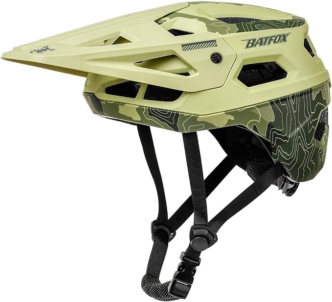 BATFOX Bike Helmet,Mountain Bike Helmet Helmets for Men Women Adults Youth