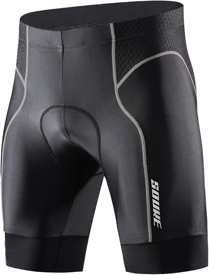 Souke Sports Men's Cycling Shorts Padded Bike Half Pants Bicycle Biking Tights