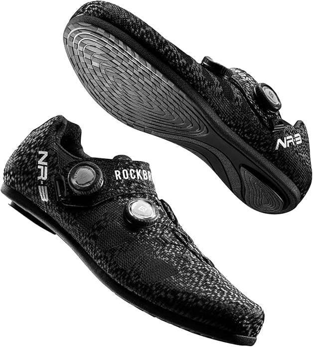 ROCKBROS Flat-Pedal(Non-Lock) Cycling Shoes NR3 : Breathable Perforations, Non-Slip Sole for Road & Mountain Biking