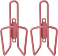 Aluminum Bike Water Bottle Cages – Great for MTB and Road Bicycles – 2 Pack - Red