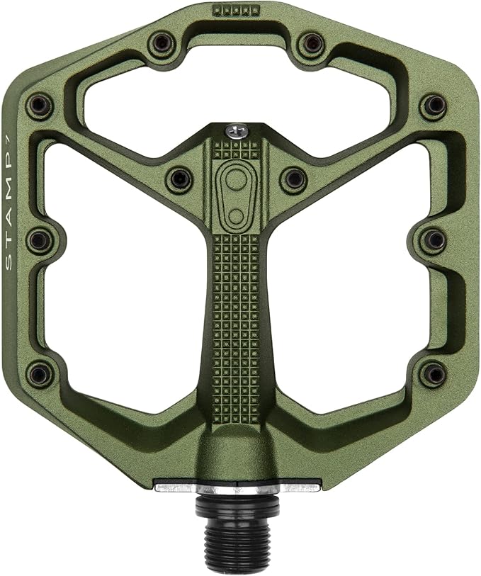 Crankbrothers Stamp Flat MTB Pedals - Size-Specific, Lightweight, Versatile, Durable Bike Pedals