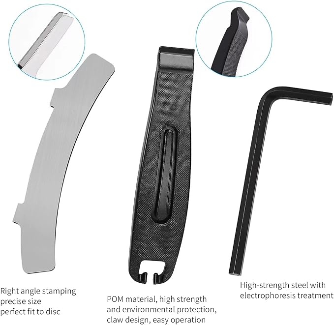 4-Piston MTB Bike Brake Pads Compatible with SRAM Code,Code R,Code RSC and Guide G2 RE/DB8/DB6/DB4 Bicycle Disc Brake Pads for Mountain Bike with Installation Tools