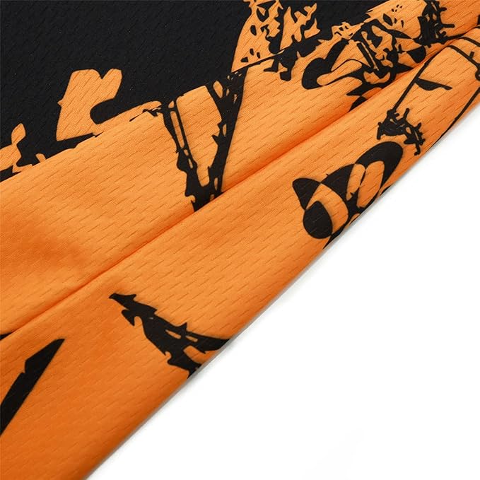 Men's Mountain Bike Jersey Long Sleeve MTB Off-Road Motocross Jersey Quick Dry Downhill&Motocross Shirts