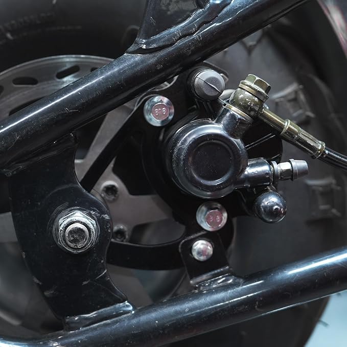 JMCHstore Mini Bike Hydraulic Brake ATV Caliper Bracket kit for Monster Mega Moto MMB80 80cc FRP GMB100 98cc, For Coleman RB100 RT100 Heavy-Duty Steel Bolt-On Conversion Plate