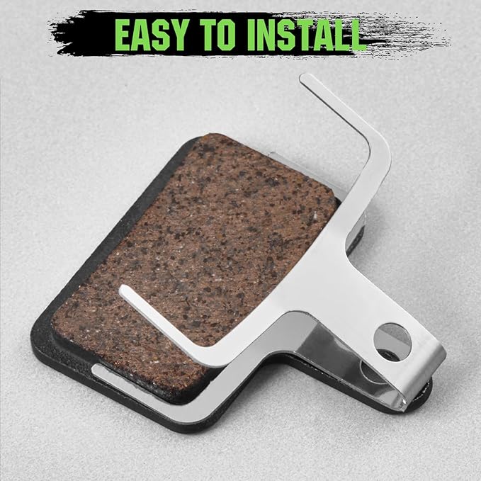 Zacro 2/4 Pairs Bike Brake Pads, Ceramic Bicycle Disc Brake Pads Fit for Tektro Shimano TRP Deore Br-M575 B01s Mt200 M525 M515 T615 T675 M505 M495 M486 M485, Mountain MTB Ebike Brake Pads Replacement