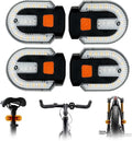 Bike Tail Light with Turn Signal, Bicycle Turn Signals Rear Bike Light Remote Control USB Rechargeable Split 5 Modes Waterproof Bike Taillights Can be Mounted on Front and Rear (4 PCS)