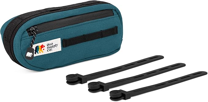 Waxed Canvas Frame Bag – Waterproof Zippers, Dual Storage Compartments, Adjustable Straps – Fits All Frame Sizes, Perfect for Cycling, Commuting, and Adventure Rides (Navy Blue)