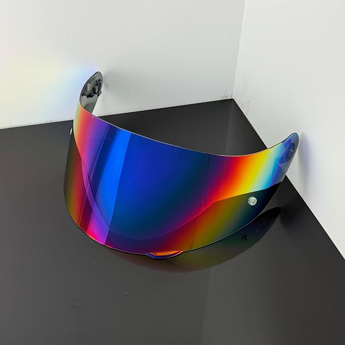 Helmet Visor Replacement,Motorcycle Helmet Face Shield for ILM 902,902L,902BT (Revo Gradient Blue-Day Use Only)