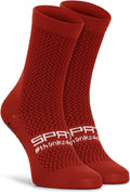 SOKZ2 Long Cycling Socks Performance Fit with Silicone Grippers Moisture Wicking Ideal for Road Racing and Training