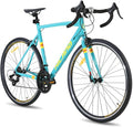 HILAND Adult Road Bike 700c Racing Bike with 14 Speeds, Aluminum Frame, Caliper Brake, City Commuter Bicycle for Women Men