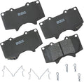 Bendix Premium SBC976 Ceramic Front Brake Pads for Select Models JAC Frison, Lexus GX460, GX470, Mitsubishi Montero, Toyota 4Runner, FJ Cruiser, Sequoia, Tacoma, Tundra