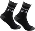 MBMSO Funny Bike Socks Cyclists Gifts 2 Pairs I'd Rather be Biking Socks Gift for Biker Novelty Cycling Lover Gifts