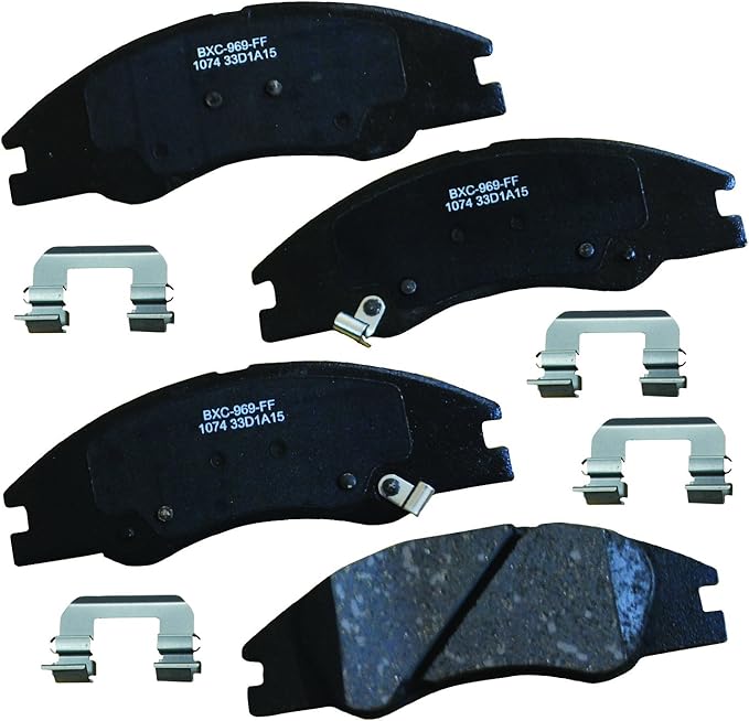 Bendix Premium SBC1074 Ceramic Front Brake Pads for Kia Spectra 2009-2004, Spectra5 2009-2005