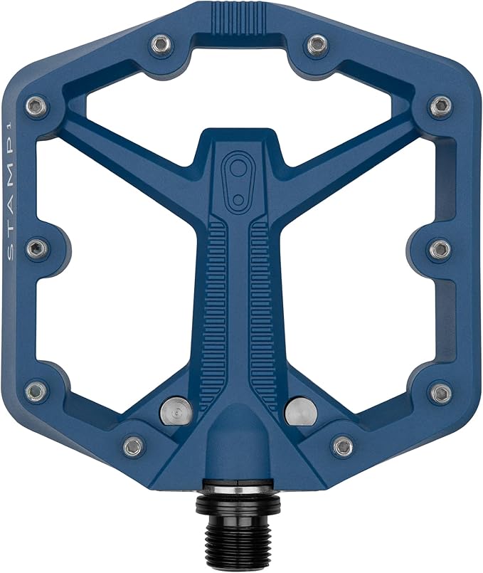 Crankbrothers Stamp Flat MTB Pedals - Size-Specific, Lightweight, Versatile, Durable Bike Pedals