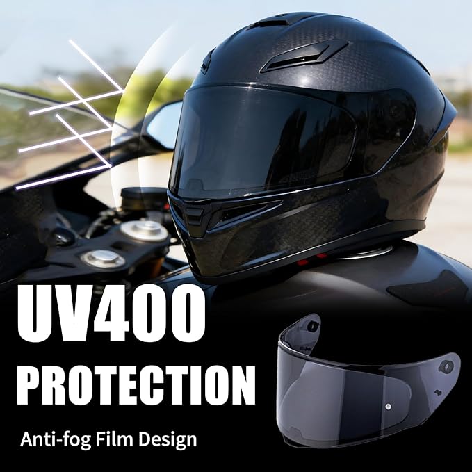 Helmet Visors Face Shield Replacement,For Assault/Rapid/Stream Helmet Visor Accessories (Black)