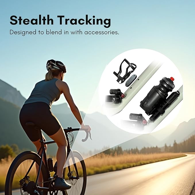 Tracker - Bike Tracker with Apple Find My - Global GPS Location on iPhone, iPad, Mac & Apple Watch - Waterproof