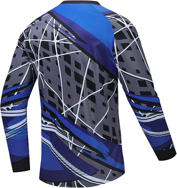 Cycling Jersey Long Sleeve Men's Mountain Bike Motocross Jersey Long Sleeve MTB T-Shirt