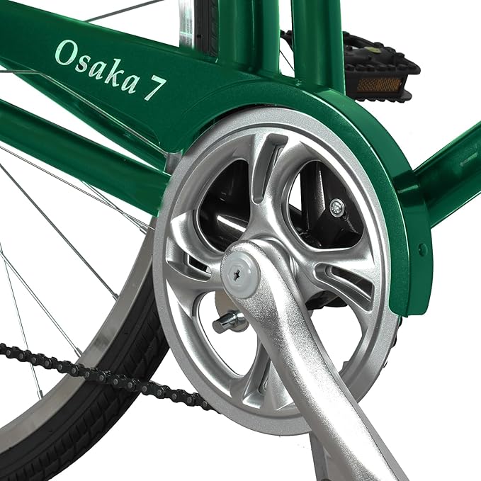 Tracer Osaka Hybrid Bikes for Women/Men,Steel Frame, 7-Speed/Inter-3 Speed, 700c Wheels,City Bike,Comfort Bike,Commuter Bike,Womens Bike Multiple Color
