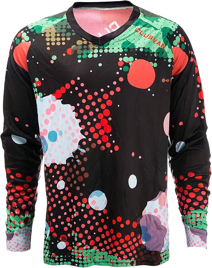 PSPORT Men's Motocross Jersey Long Sleeve Motocross Shirt Men Mountain Dirt Bike Jersey Downhill Riding Racing Clothing Tops