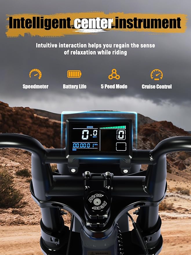 V100/V200 1500W Peak Electric Bike for Adults, 28MPH 48V13&20.8 Ah Removable Battery, 16/20"x4.0" Fat Tire, 7-Speed E-Bike with Dual Suspension – Commuter Ebike for Men & Women