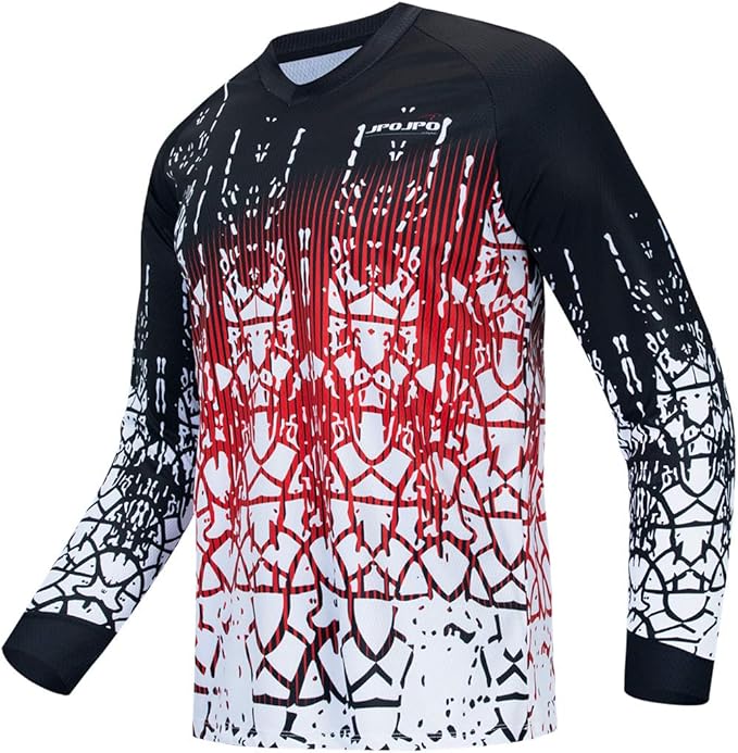 Men's Racing Shirts Summer Motocross Jersey Bicycle Sportswear MTB Jersey Long Sleeve Mountain Bike Clothes