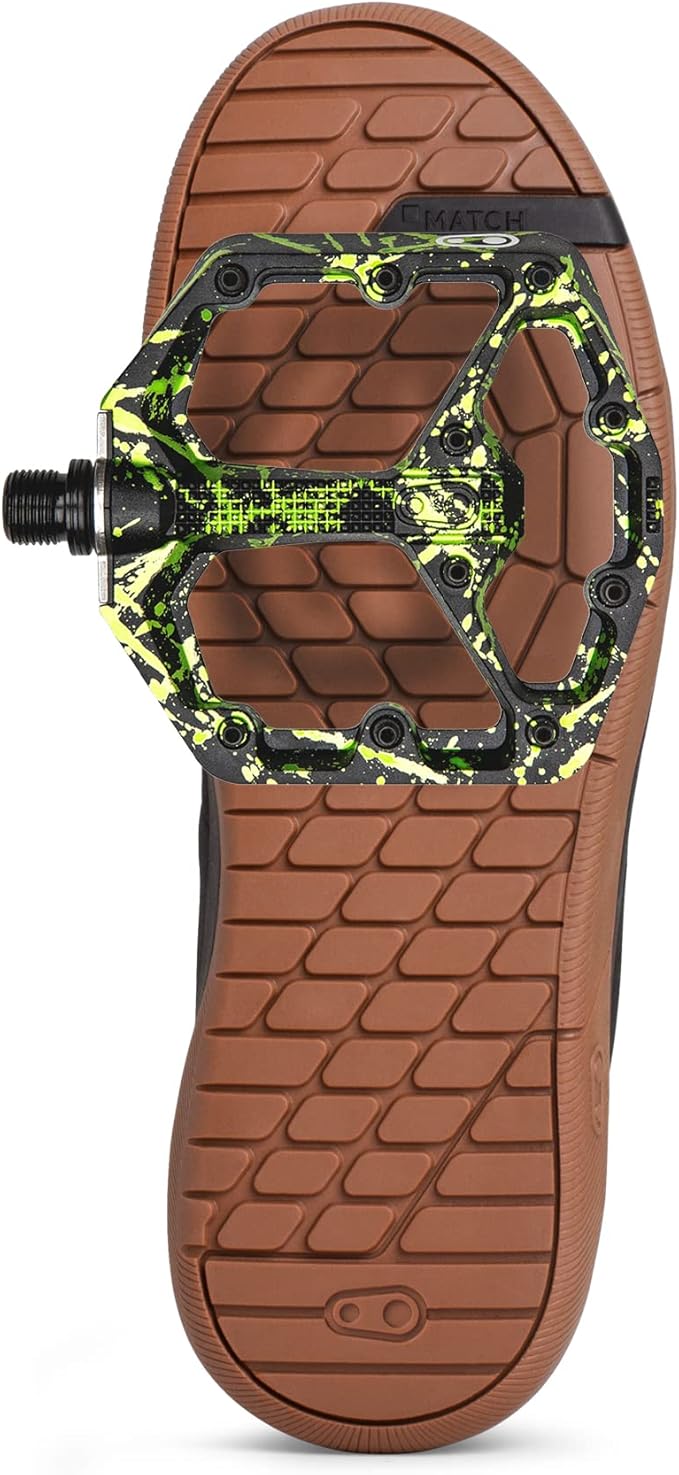 Crankbrothers Stamp Flat MTB Pedals - Size-Specific, Lightweight, Versatile, Durable Bike Pedals