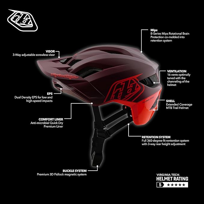 Troy Lee Designs FLOWLINE SE Helmet MIPS for Mountain Bicycle MTB