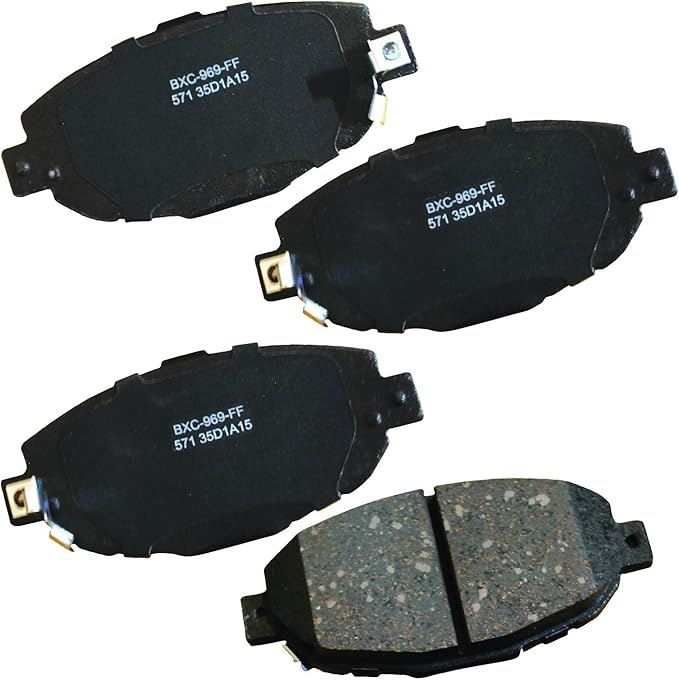 Bendix Premium SBC571 Ceramic Front Brake Pads for Lexus SC300 2000-1999, SC400 2000-1992