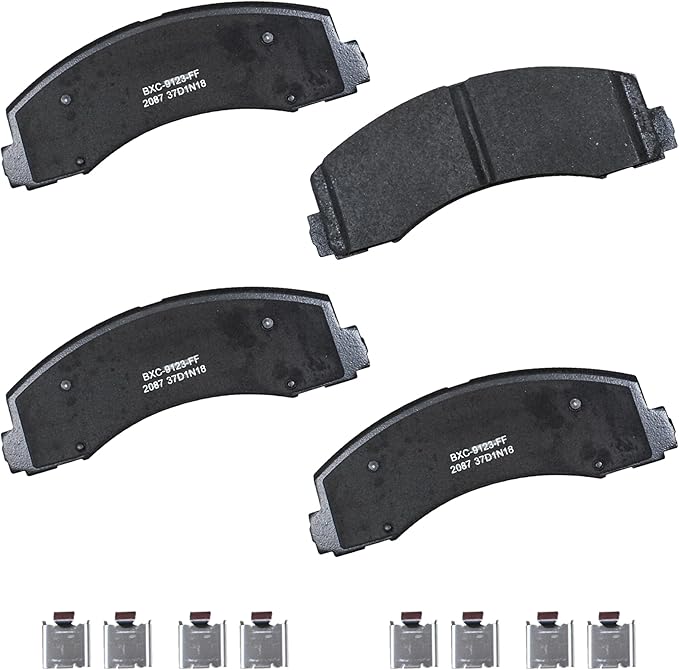 Bendix Premium SBC2087 Ceramic Front Brake Pads for Ford Expedition 2021-2018, F-150 2020-2018, Lincoln Navigator 2021-2018