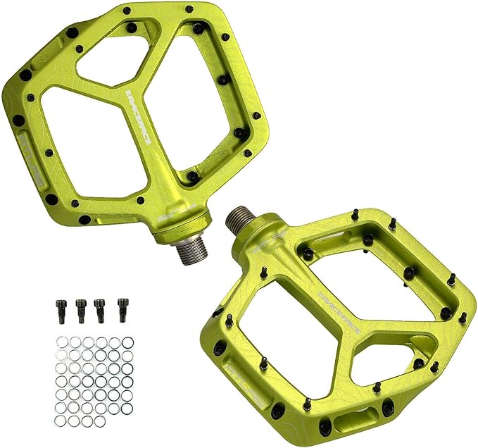 RaceFace Atlas Bike Platform Pedals, Green, RF2946, 114 mm x 101 mm