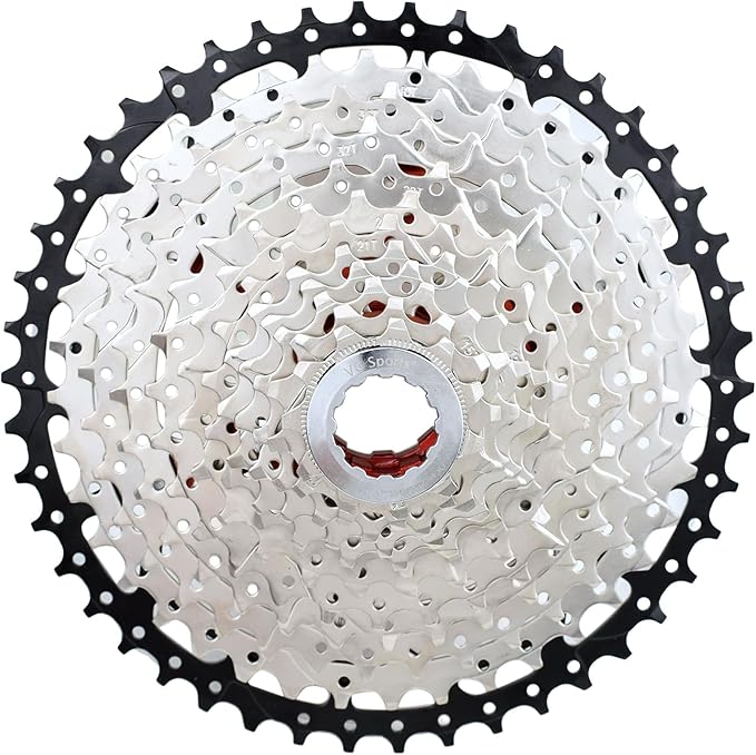 VG SPORTS 8/9/10/11/12 Speed Ultra-Light Bike Cassette for Mountain Bike 11-40T/11-42T/11-46T/11-50T/11-52T MTB Cassette Lightweight Aluminum Bracket Cassette