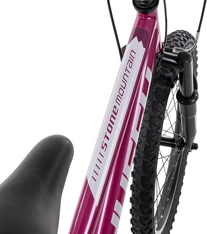 Huffy Stone Mountain Bike for Men and Women, 20”/24”/26”, 6-Speed (20”) or 21-Speed, Front or Dual Suspension (Varies), Multiple Colors, Adjustable Saddle, Shimano Equipped, All-Terrain Tires