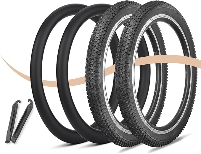MOHEGIA Mountain Bike Tires - 20/24/26/27.5 Inch Folding MTB Bicycle Tires Replacement,Steel Bead All-Terrain and High-Performance Durable for Off-Road,Street & Trail Adventures