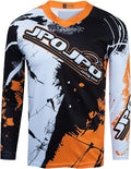 Men's Mountain Bike Jersey Long Sleeve Off-Road Clothing Downhill&Motocross Shirts Breathable/Moisture-Wicking Tops