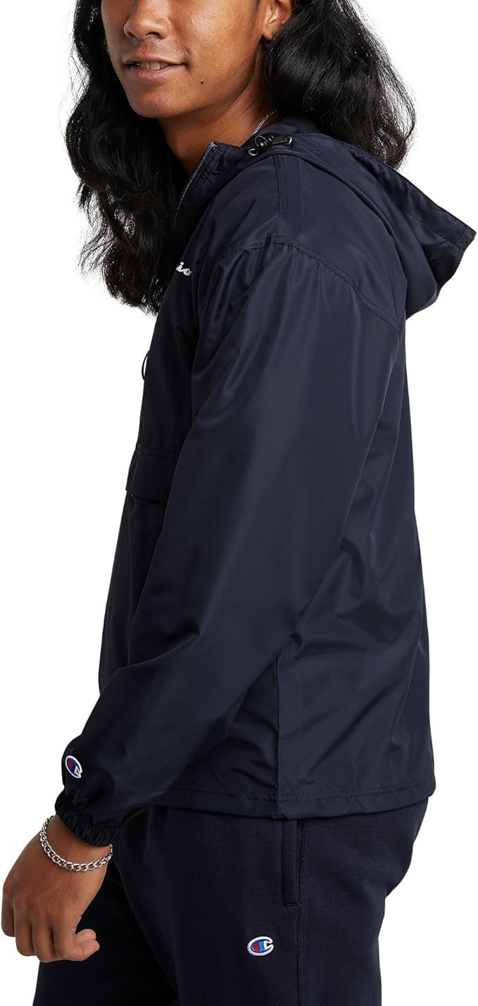 Champion Men's Jacket, Stadium Full-zip Jacket, Wind Resistant, Water Resistant Jacket for Men