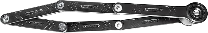 Kryptonite Keeper Folding Bike Lock, 2.75FT/3.25 FT Long Compact Lightweight High Security Anti-Theft Foldable Bicycle Lock with 2 Keys and Mount for E-Bikes Scooter Road Mountain Bike