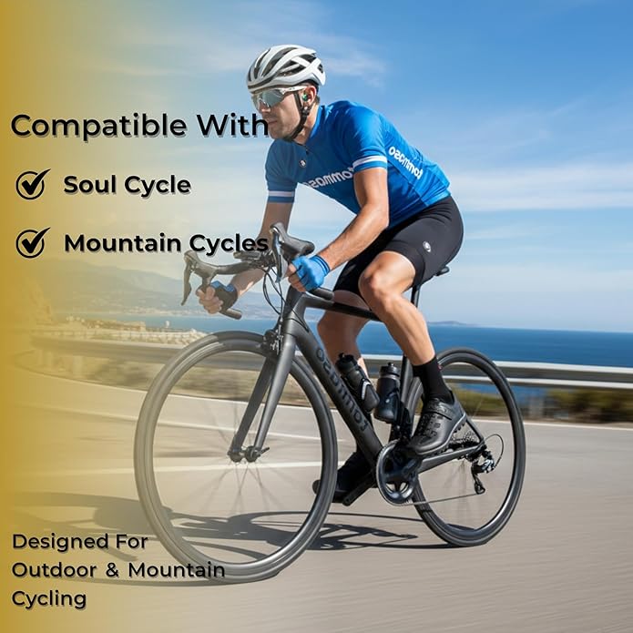 Tommaso Mens Cycling Shoes – SPD Compatible Outdoor, MTB, Gravel & Mountain Bike Shoes – Walkable Design – Cleats Not Included