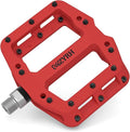 MZYRH Mountain Bike Pedals 9/16" 3 Sealed Bearings Lightweight Non-Slip Nylon Fiber Bicycle Platform Pedals for Road BMX MTB