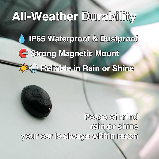 Mini GPS Tracker for Vehicles – Works with Apple Find My, No Monthly Fee, Hidden Magnetic Car Tracker Device for Vehicle Location Tracking (iOS Only)