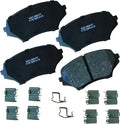 Bendix Premium SBC1179 Ceramic Front Brake Pads for Mazda MX-5 2014-2006, MX-5 Miata 2015-2006