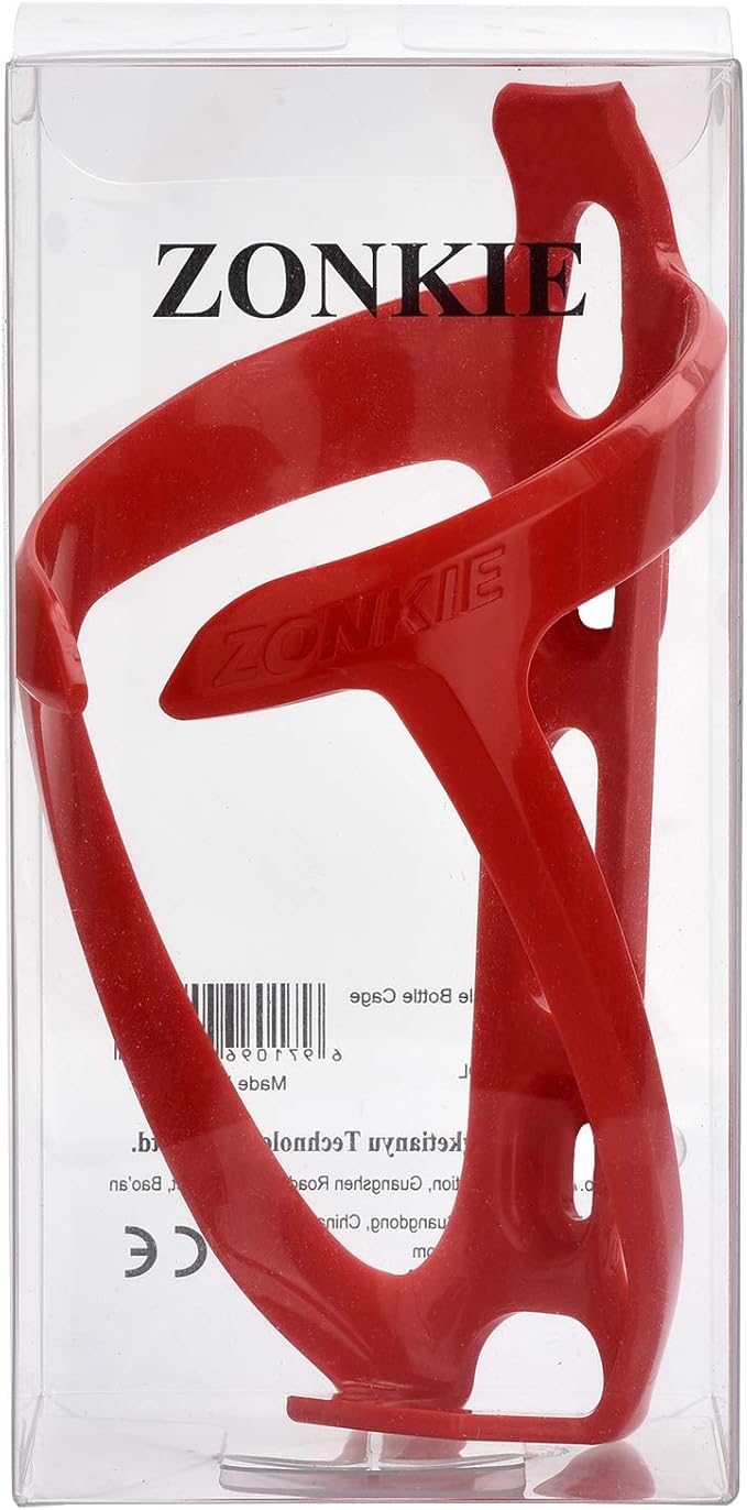 ZONKIE Bicycle Bottle Cages, Plastic Bike Bottle Holder for Road Bike and Mountain Bike, Many Colors are Available.